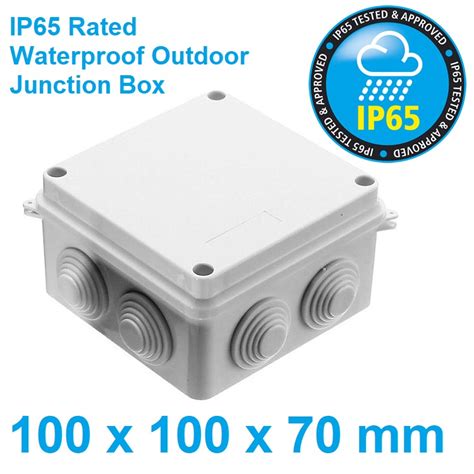 white square junction box|white external junction box.